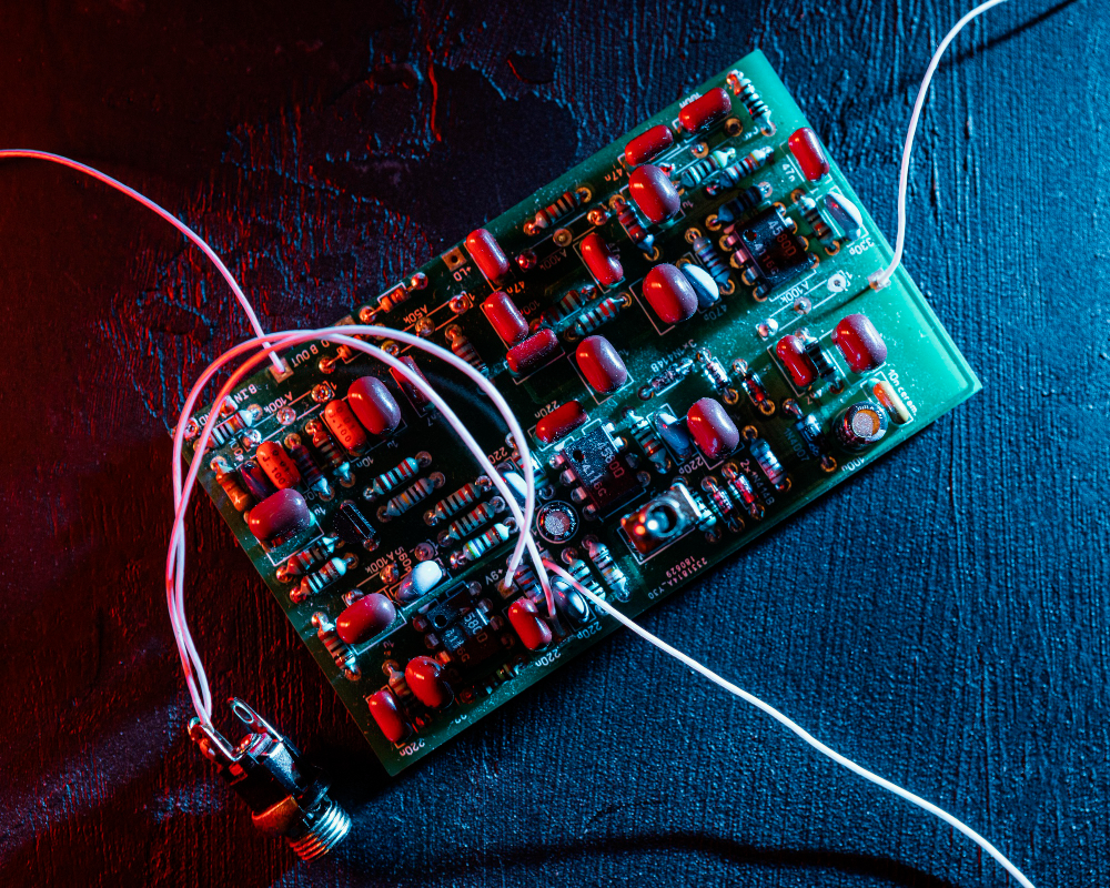 top-view-wires-tech-background
